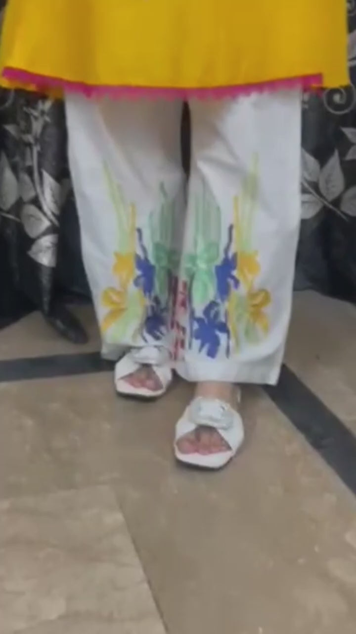 2pc coord frock style Kurti set, cotton