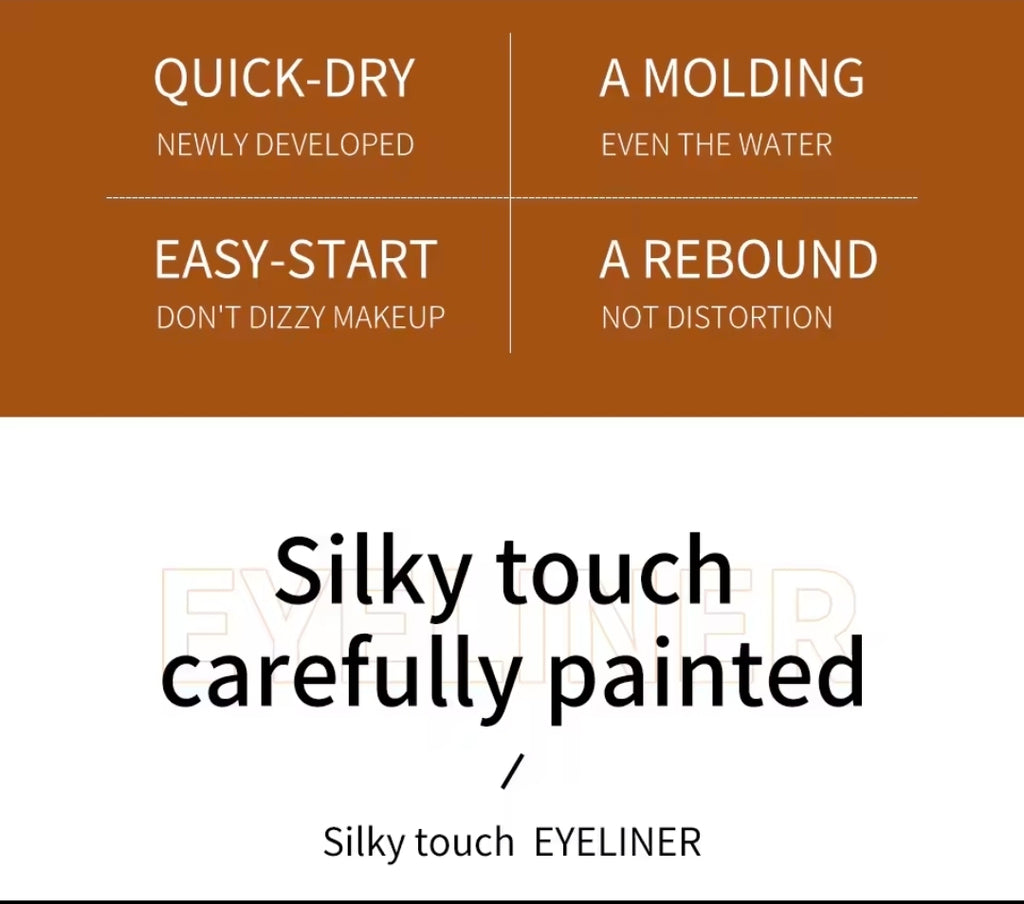 Eyelash Glue Pen Eyeliner. Self-adhesive, Black