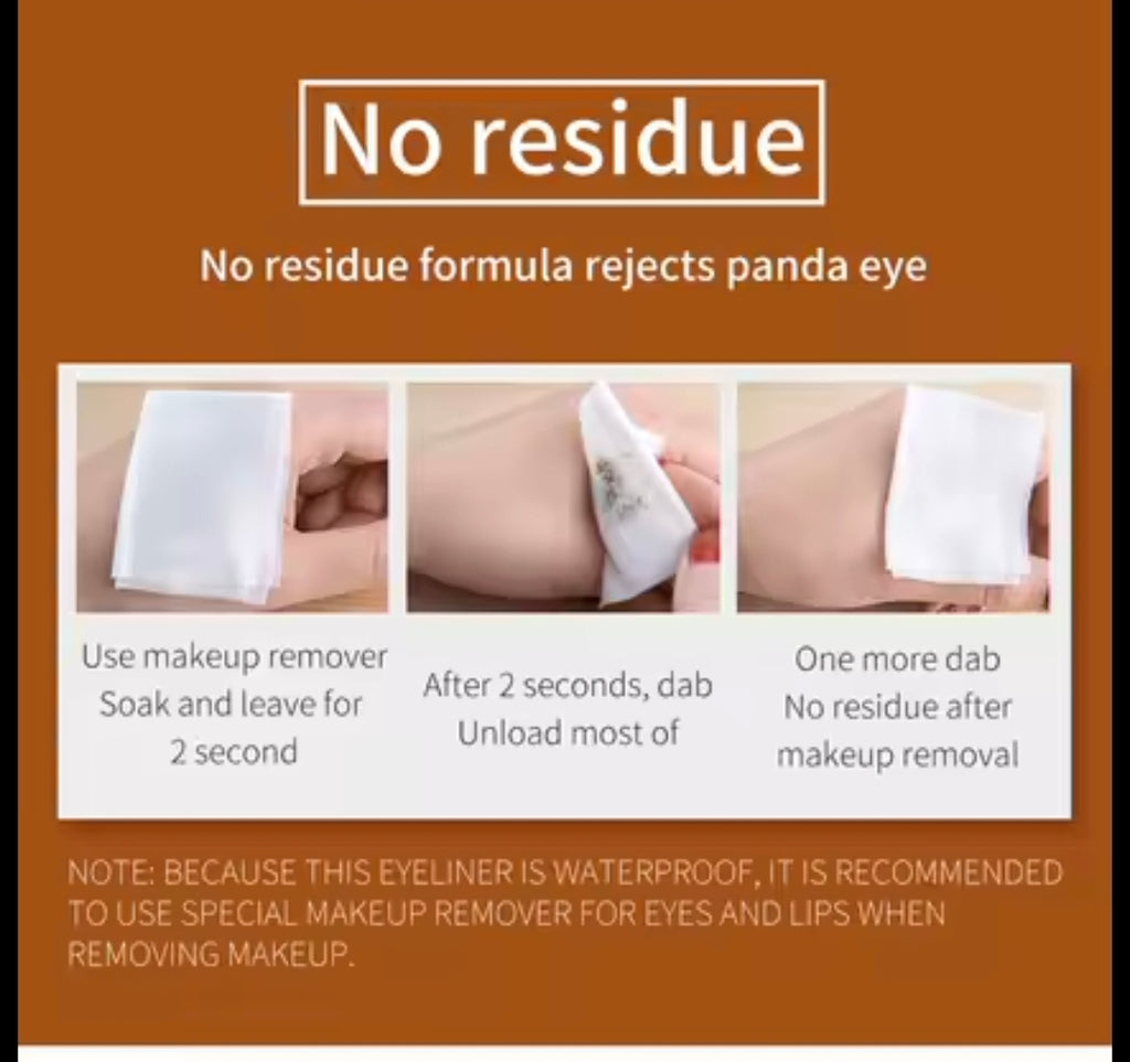 Eyelash Glue Pen Eyeliner. Self-adhesive, Black