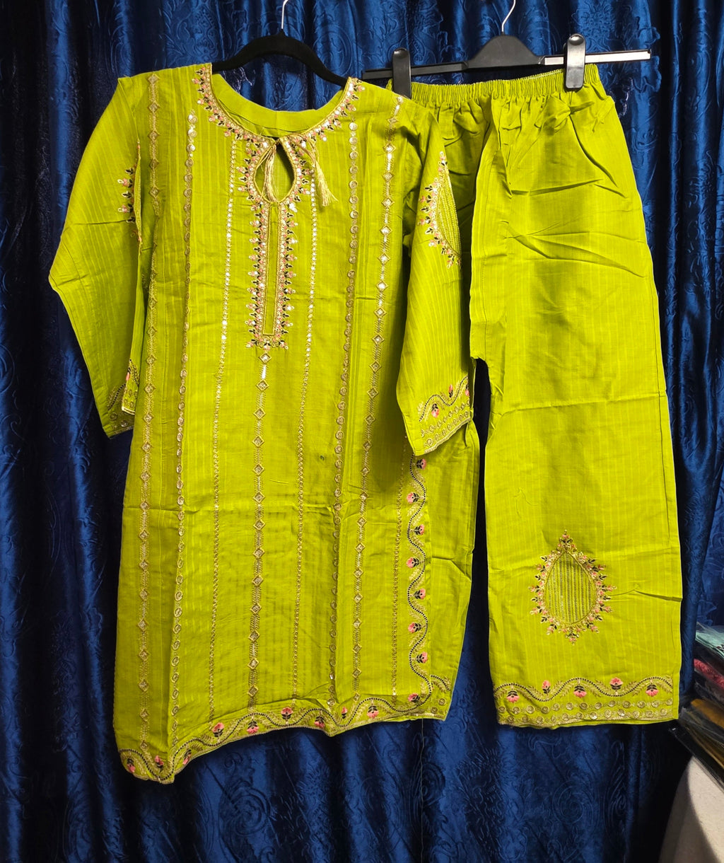 Elegant 2pc coord set, cottom