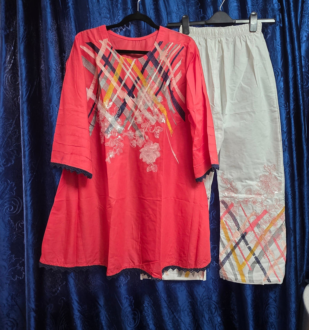 Frock style 2pc Elegant coord set