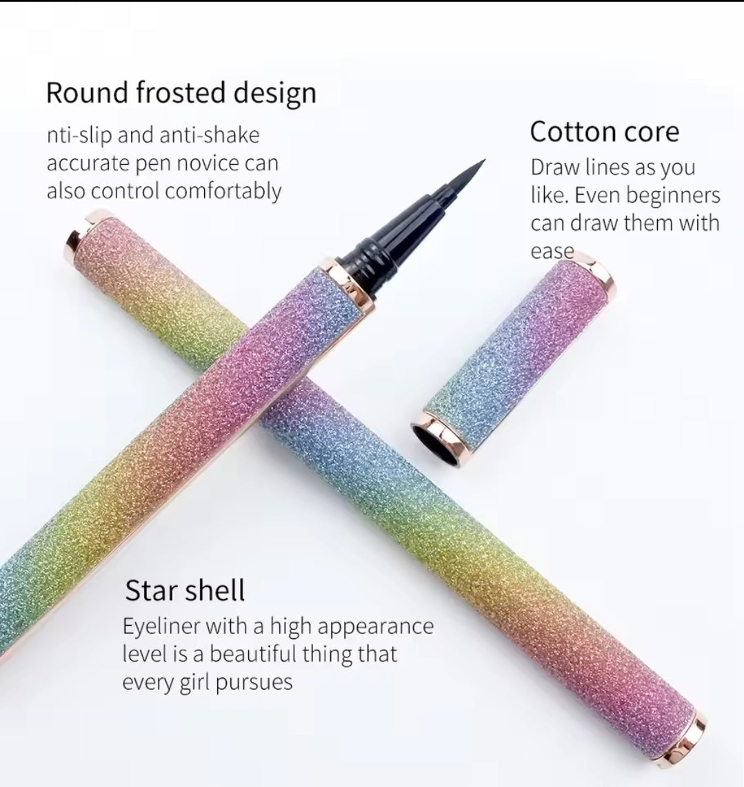 Eyelash Glue Pen Eyeliner. Self-adhesive, Black