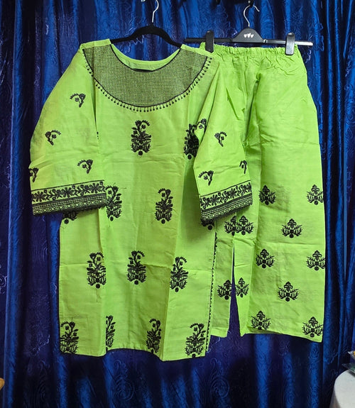 2pc Coord asian set, cotton. M/L