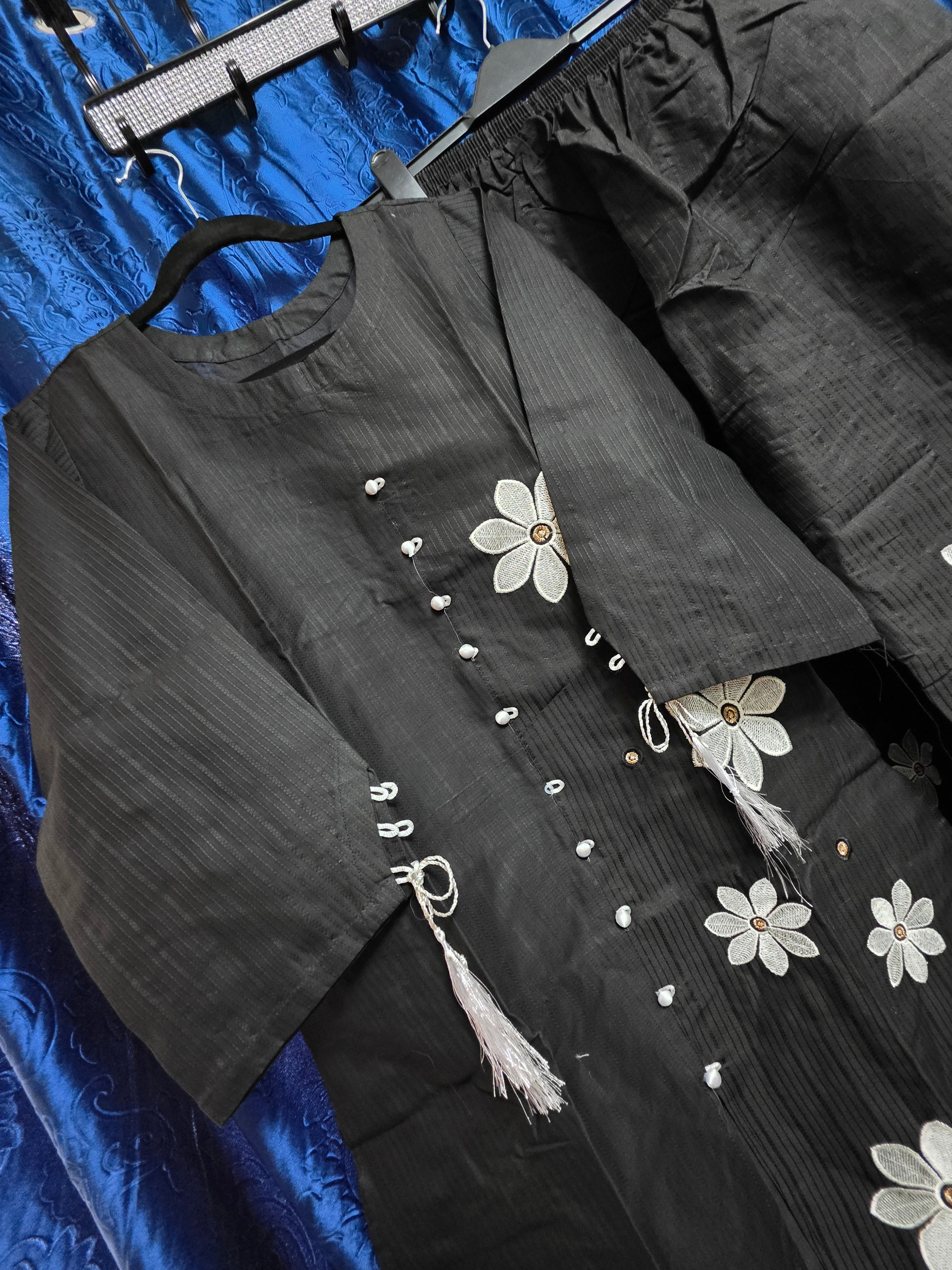 2pc Elegant sleeve string detail, coord set