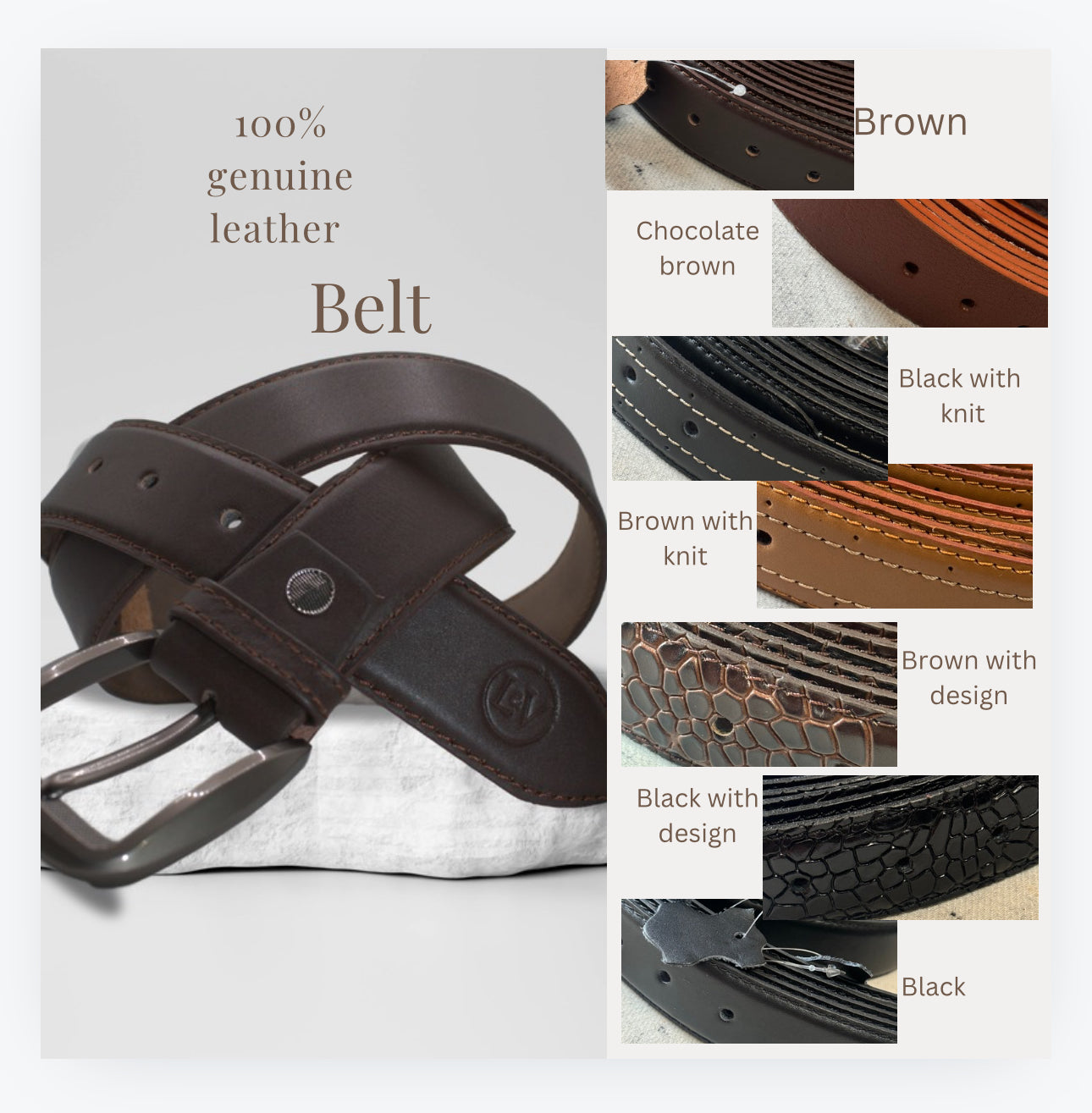 Mens Leather belt